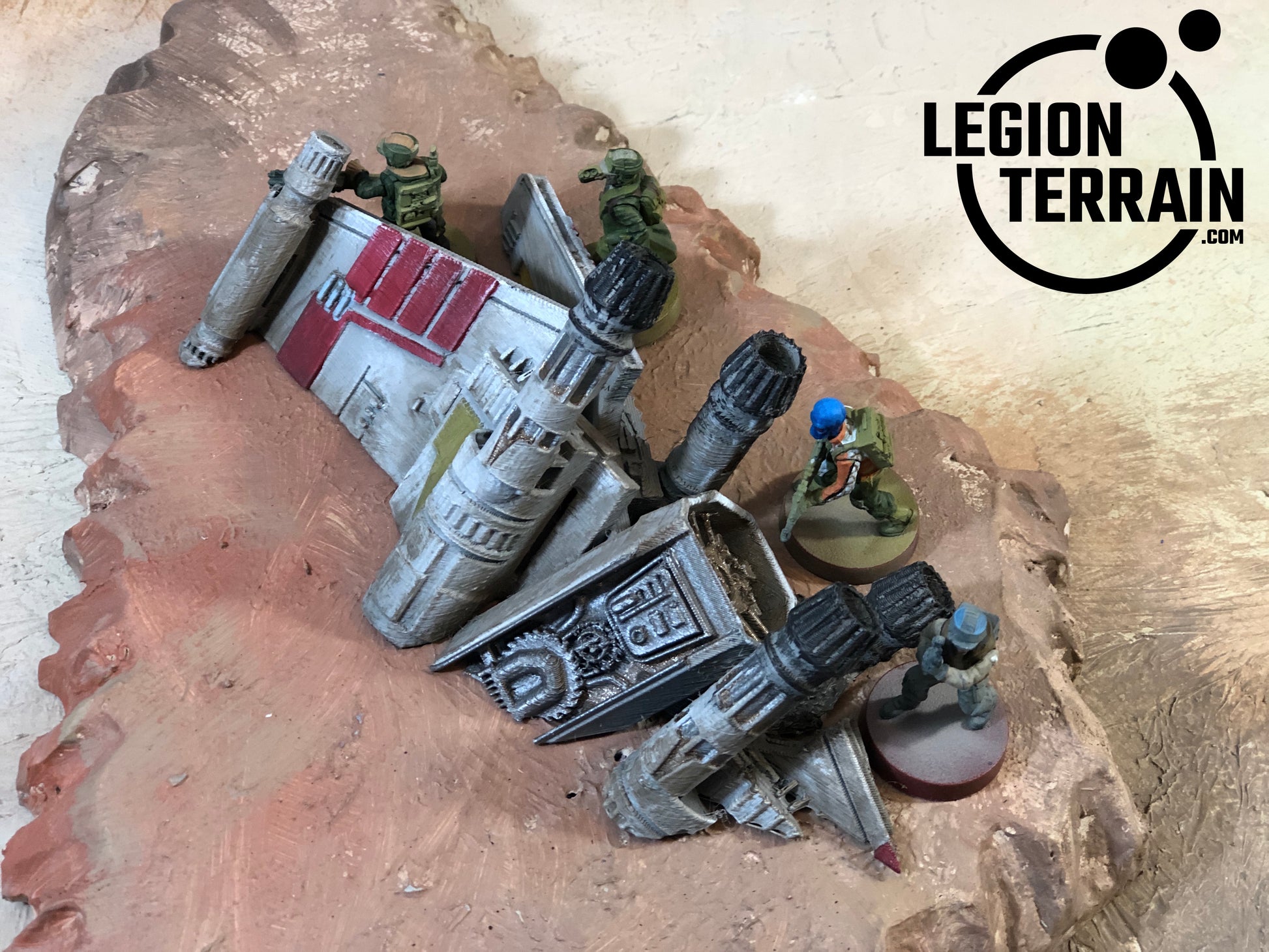 Crashed Rebel Fighter B - LegionTerrain