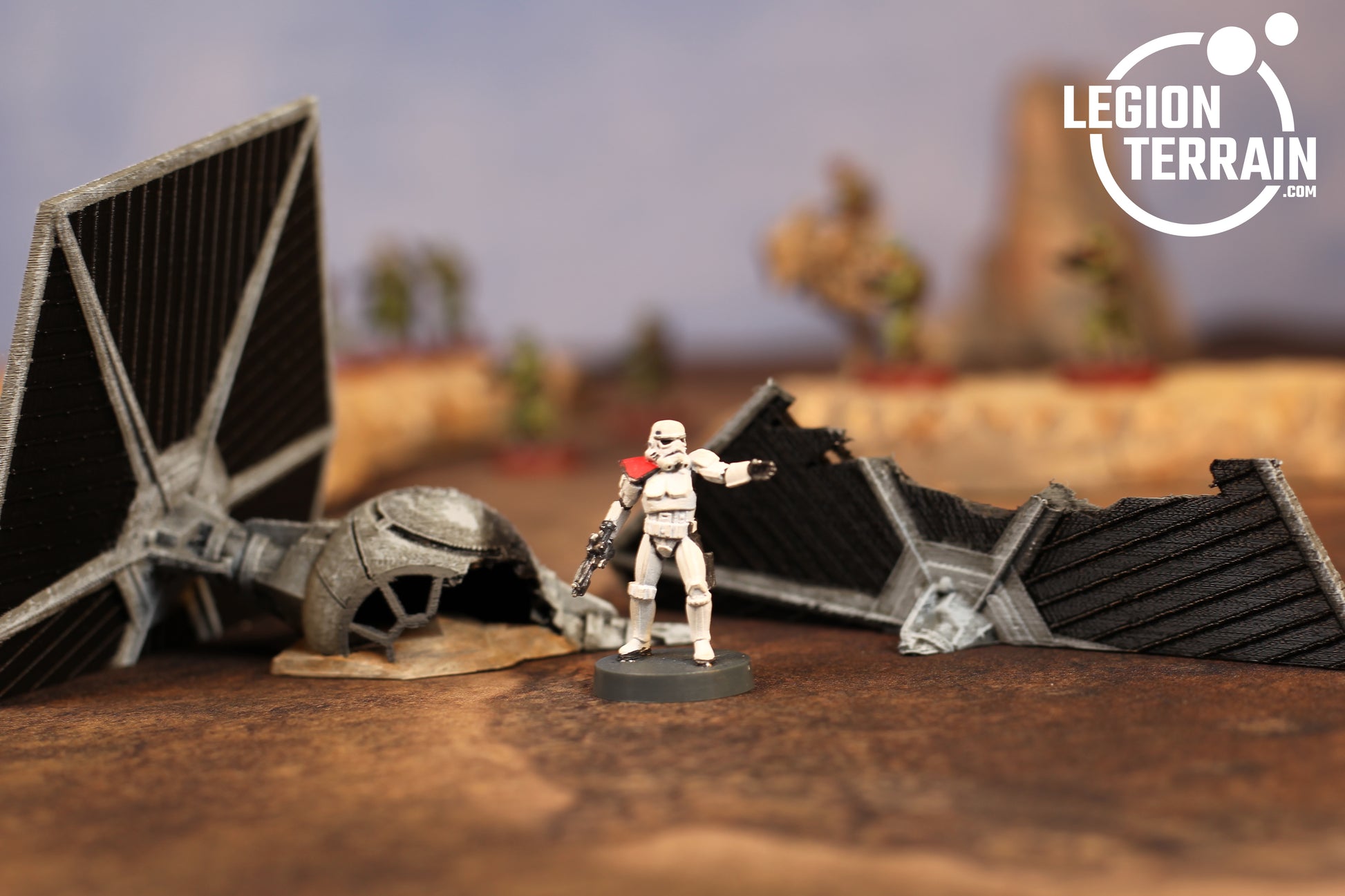 Crashed Imperial Fighter TWO - LegionTerrain