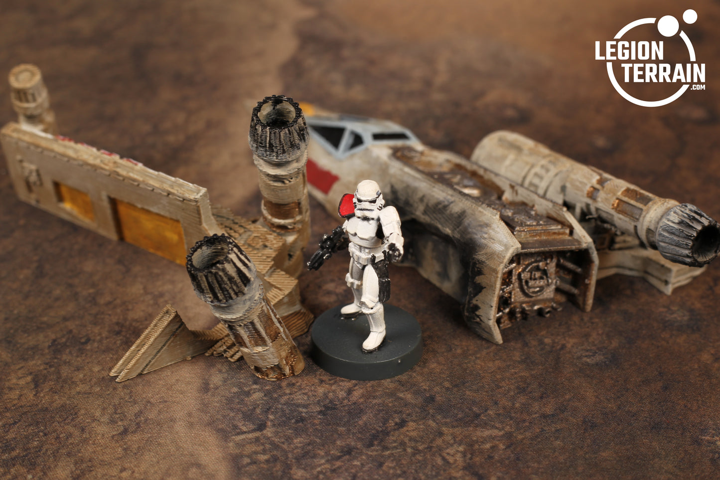 Crashed Rebel Fighter A - LegionTerrain