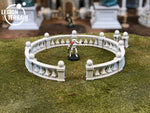 Renaissance City Curved Fence - LegionTerrain