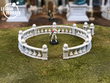Renaissance City Curved Fence - LegionTerrain