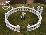 Renaissance City Curved Fence - LegionTerrain