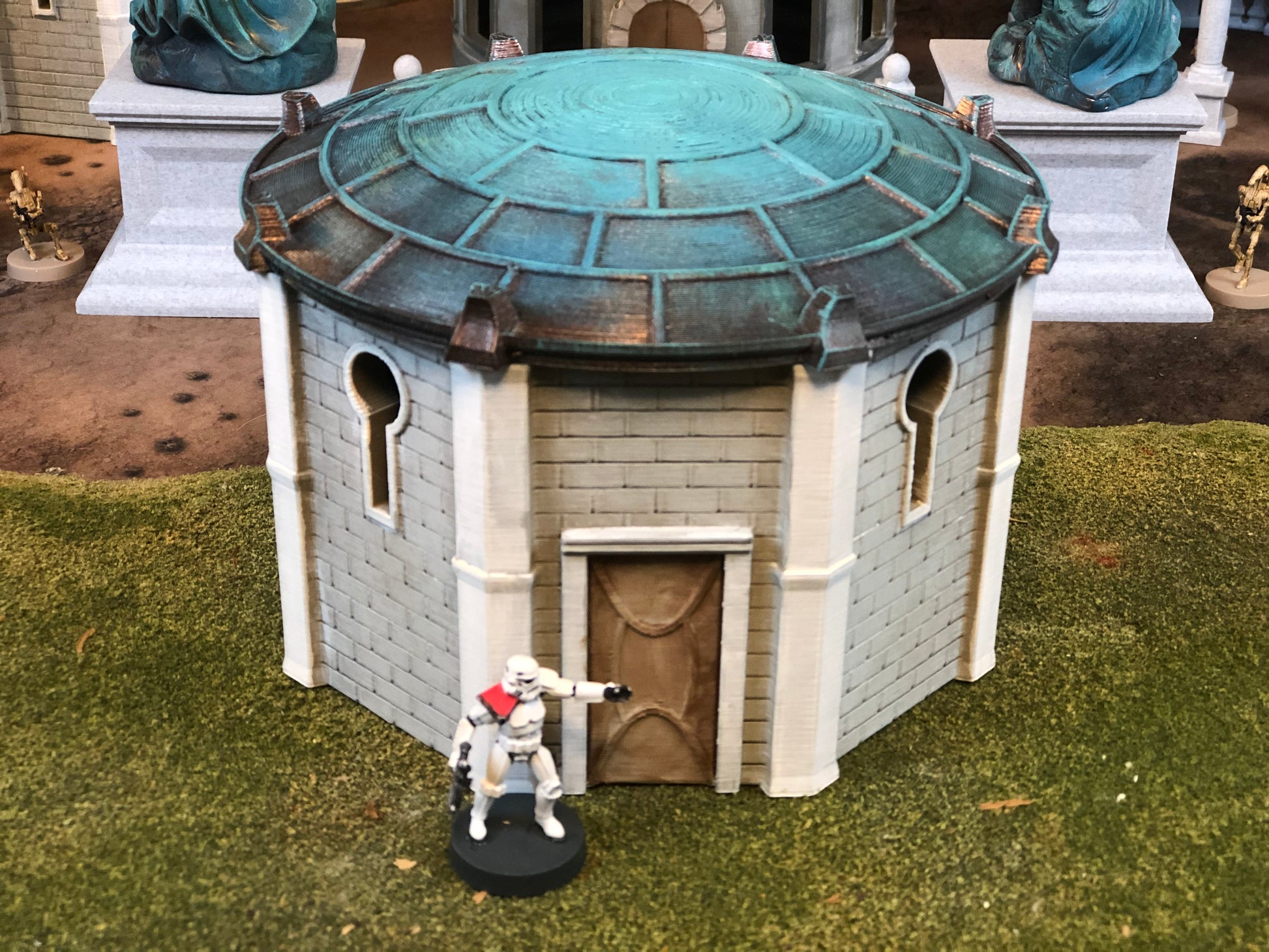 Renaissance City Medium Shallow Roof - LegionTerrain